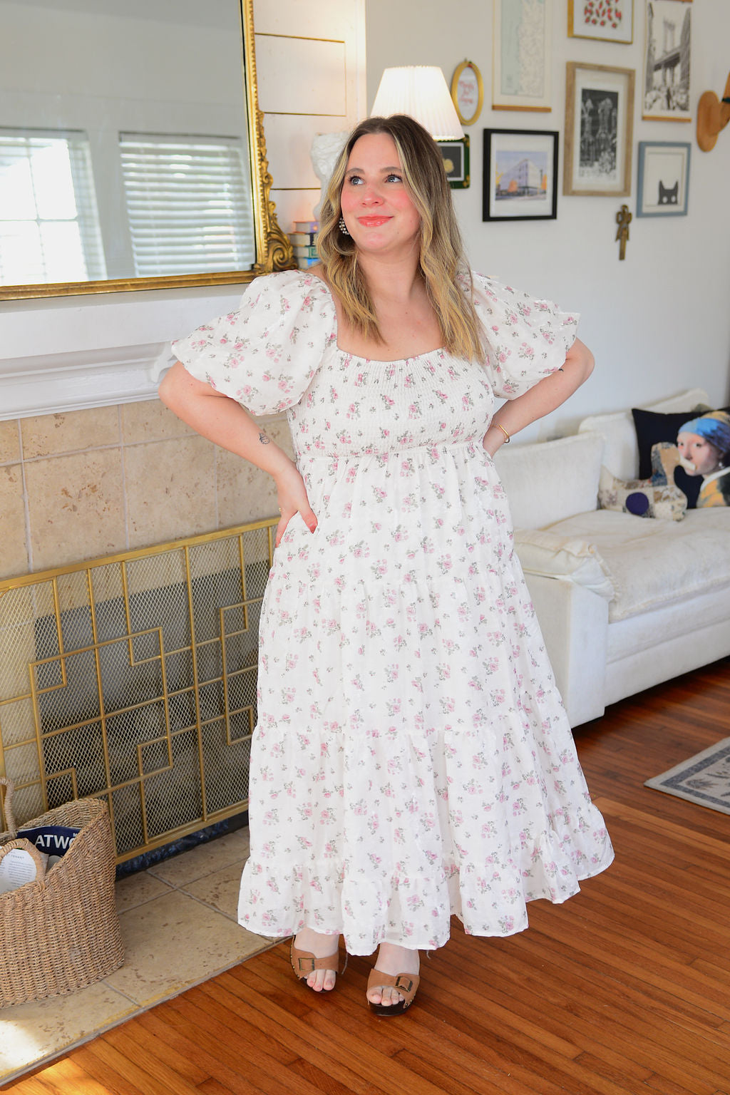 The Rosie Floral Midi Dress