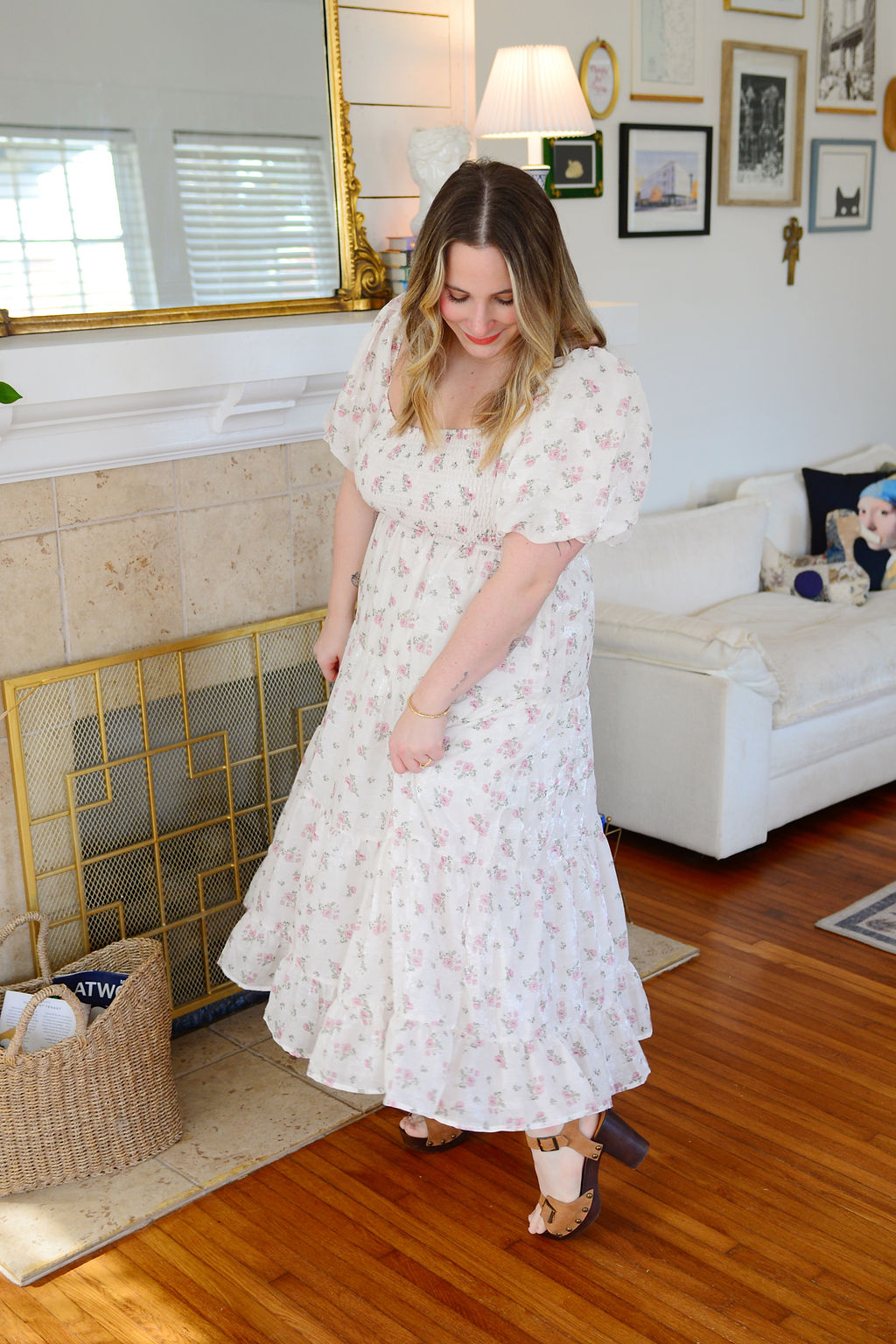 The Rosie Floral Midi Dress