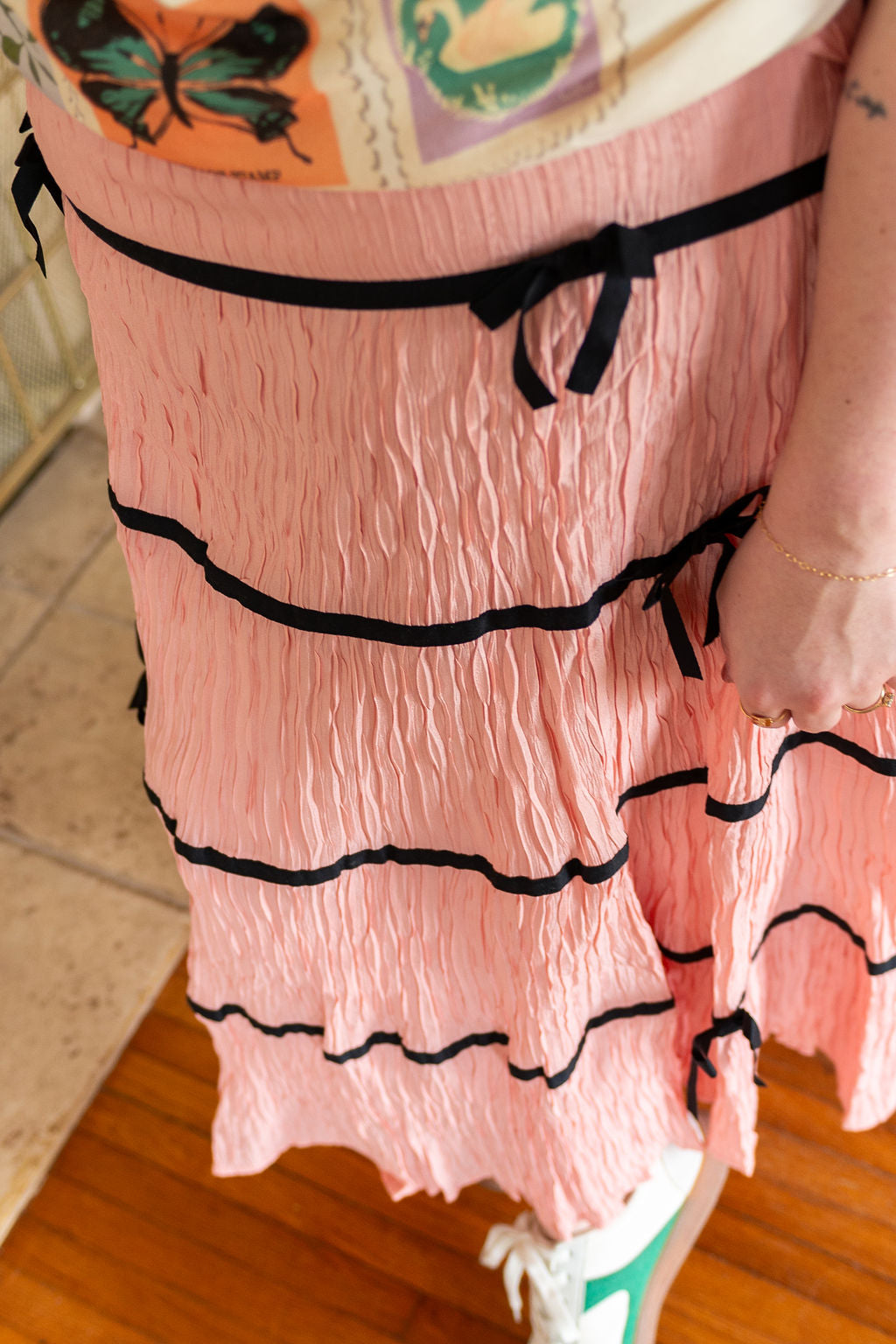 The Posie Pleated Maxi Skirt