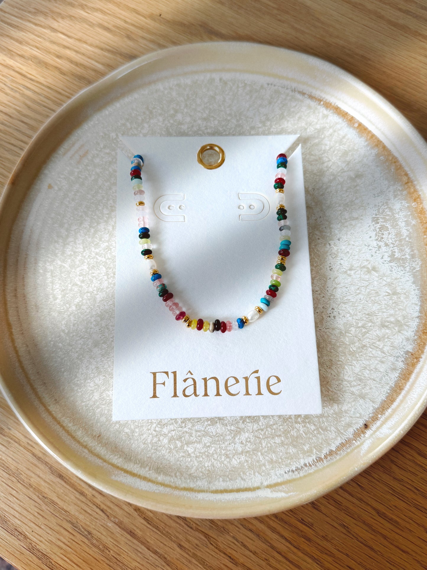 The Sunny Boho Color Beaded Necklace