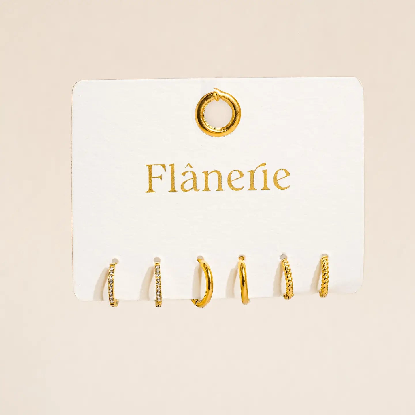 Claude Multipack Huggie Hoops