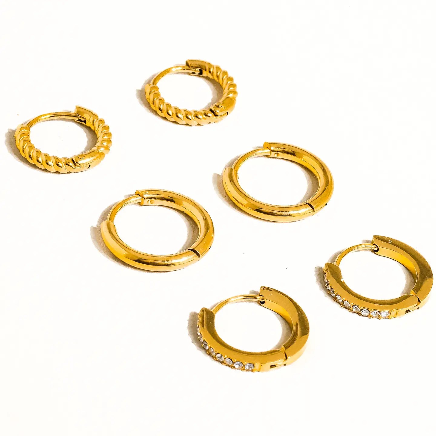 Claude Multipack Huggie Hoops