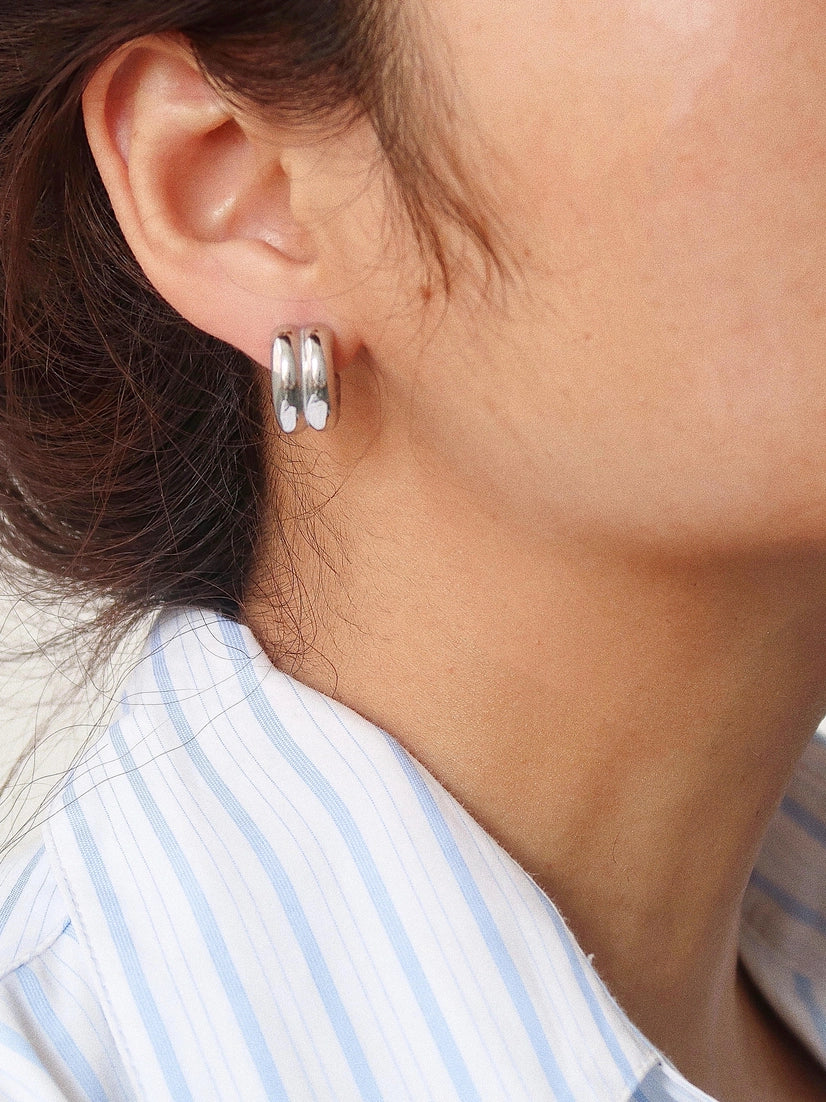 The Emma Double C Hoops