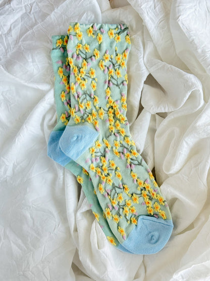 Women's Patterned Crew Socks