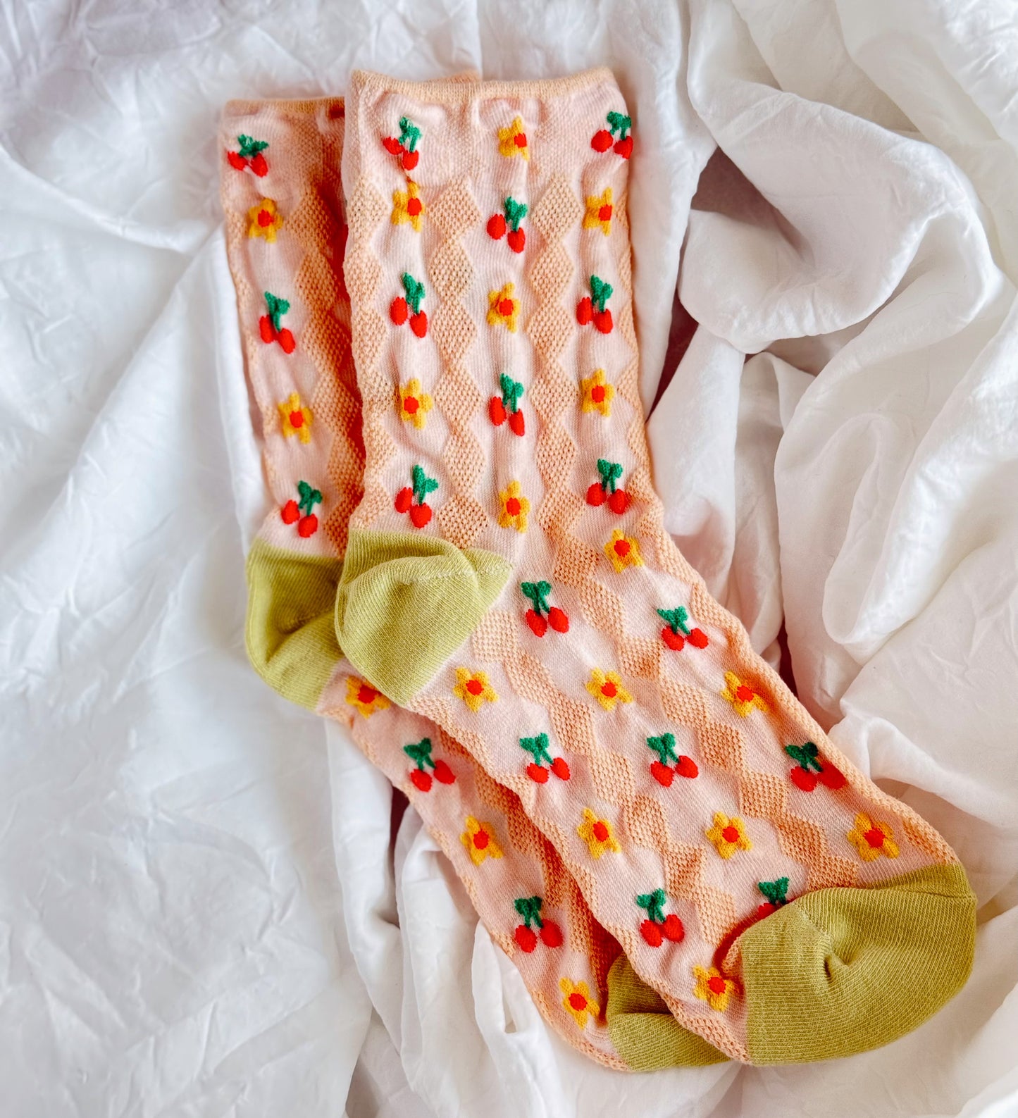 Women's Patterned Crew Socks