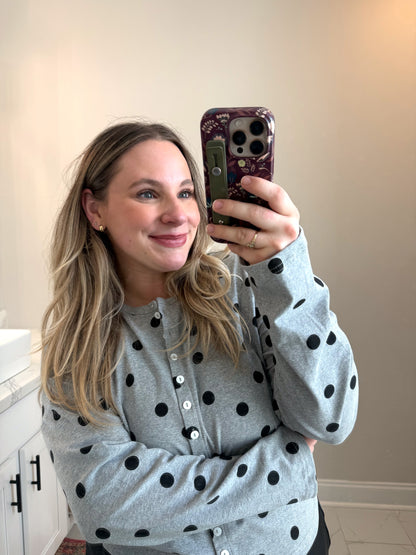 The Cody Polka Dot Cardigan