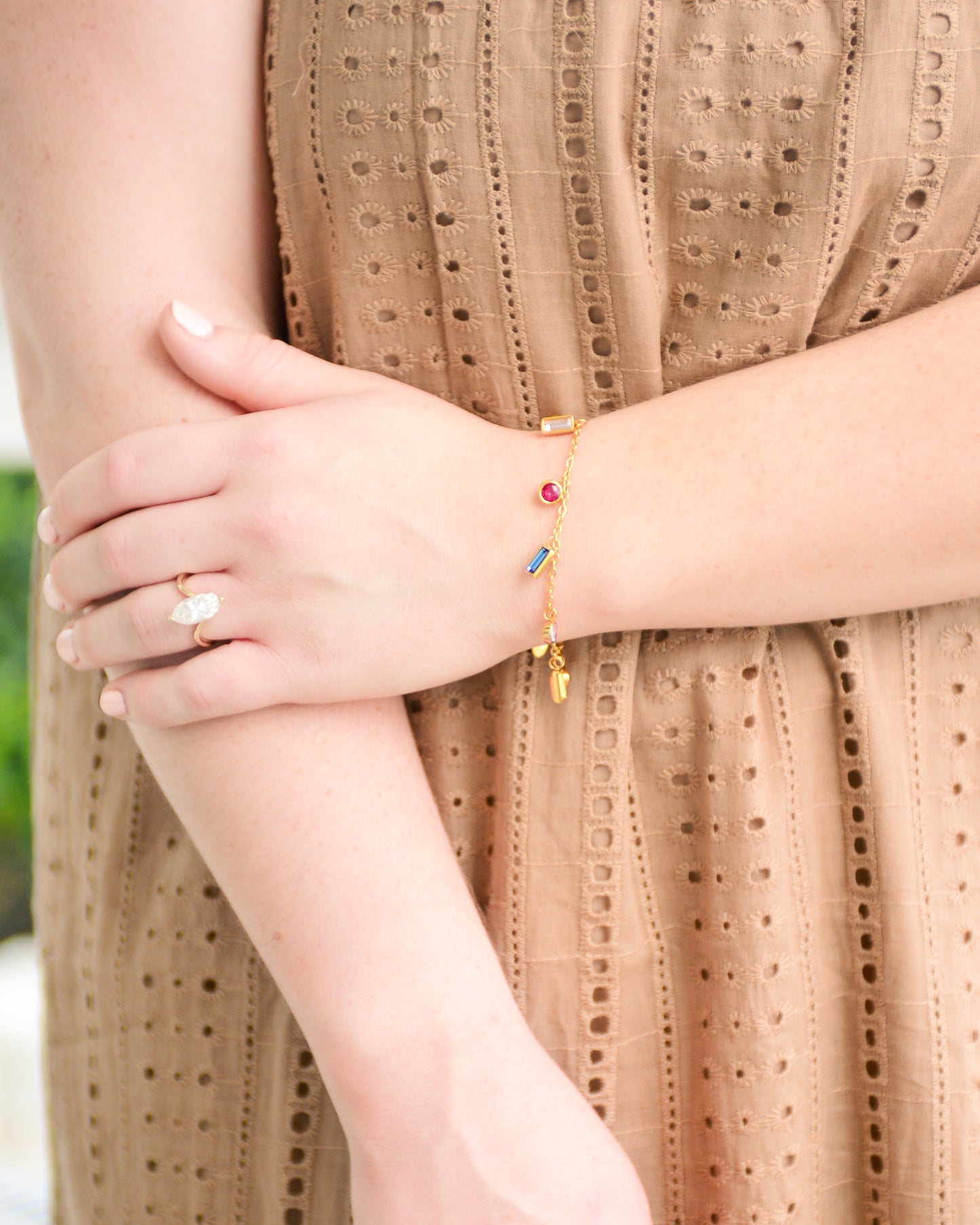 Sydney 18K Gold Charm Bracelet