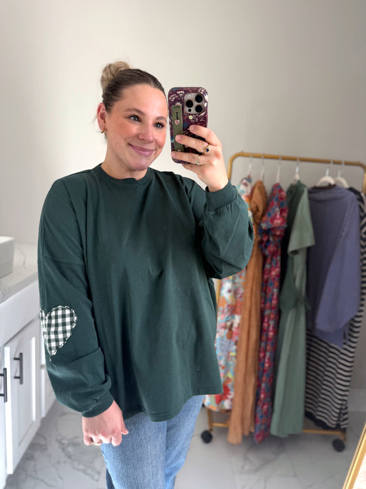 The Charlotte Heart Patch Top