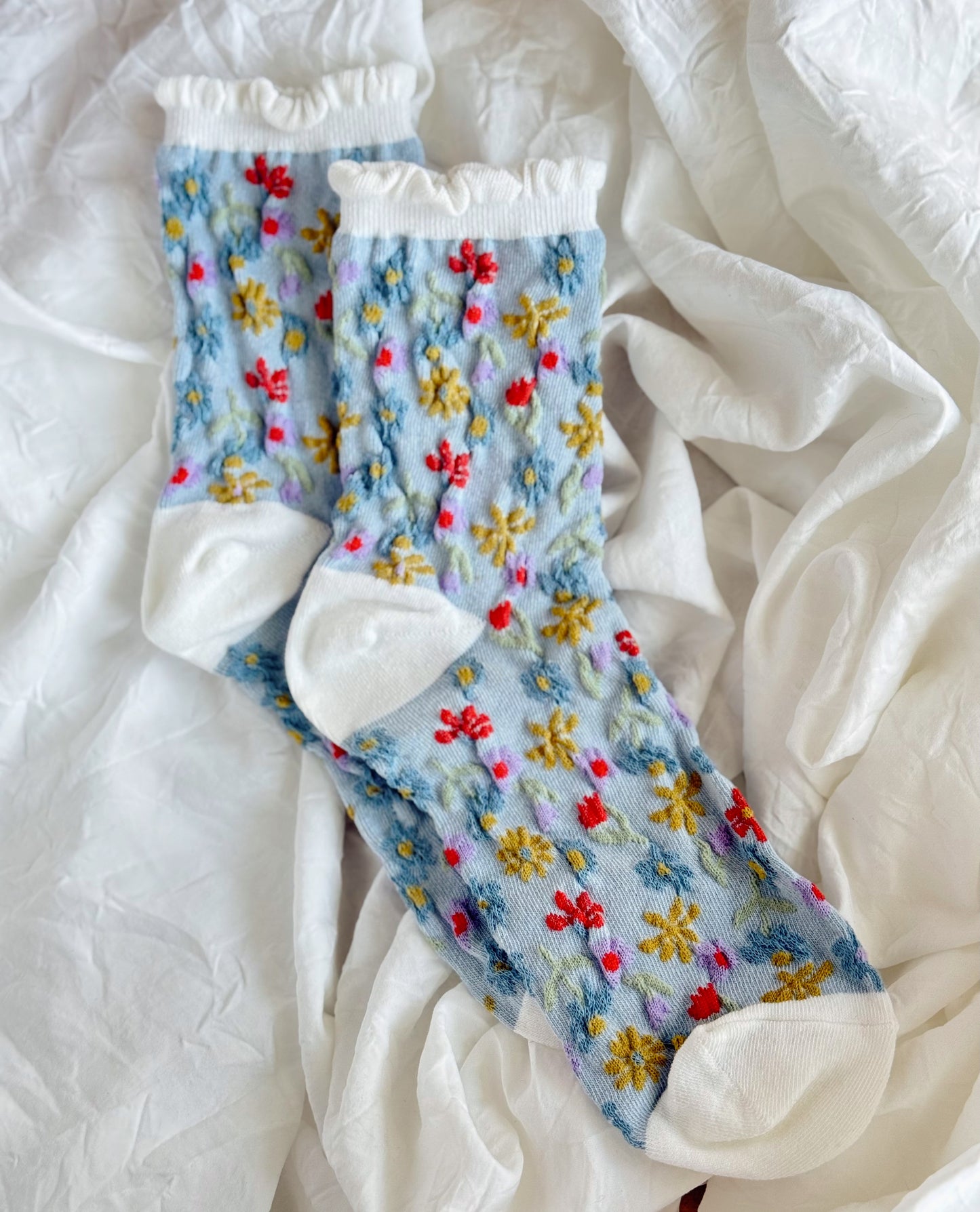 Women's Patterned Crew Socks