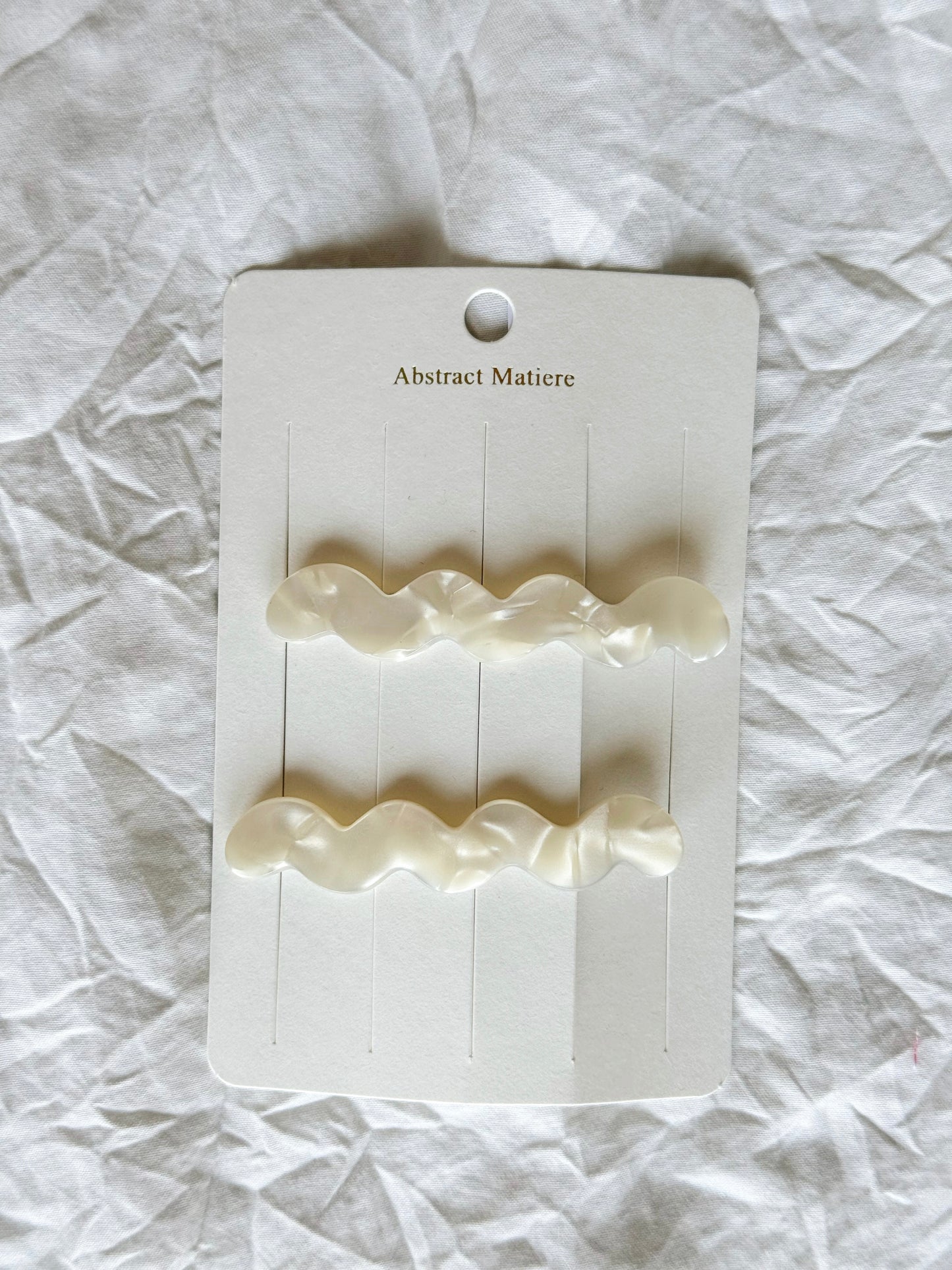 Eco Cloud Wave Slide Hair Pin Set