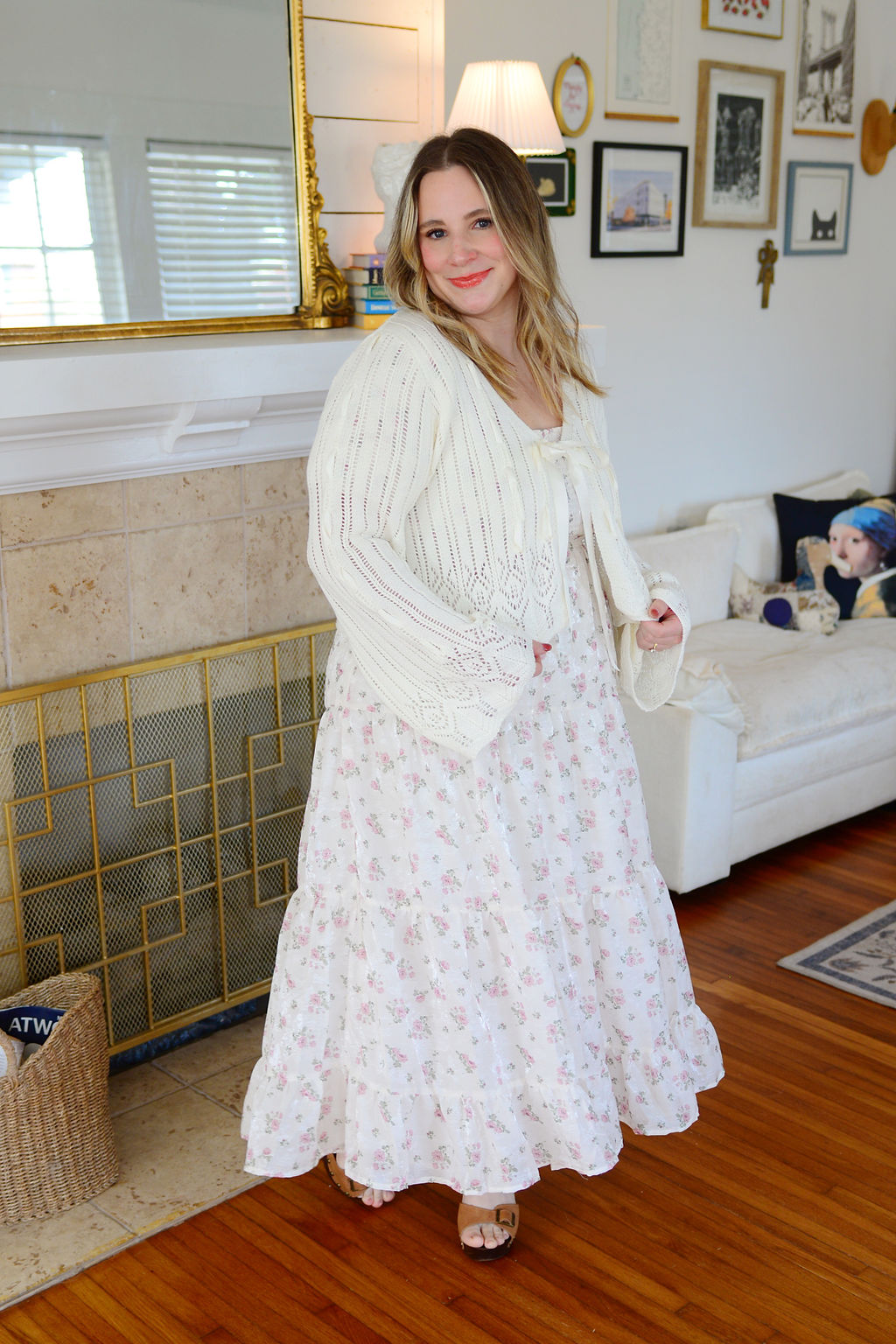 The Esme Laced Ribbon Cardigan