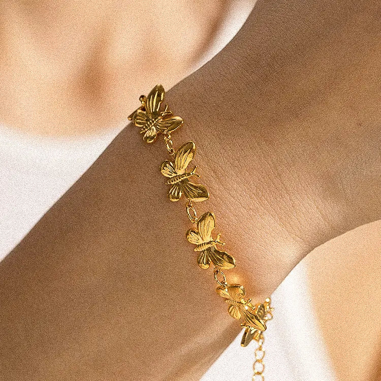 The Valeria Butterfly Chain Bracelet