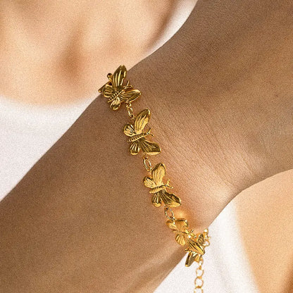 The Valeria Butterfly Chain Bracelet