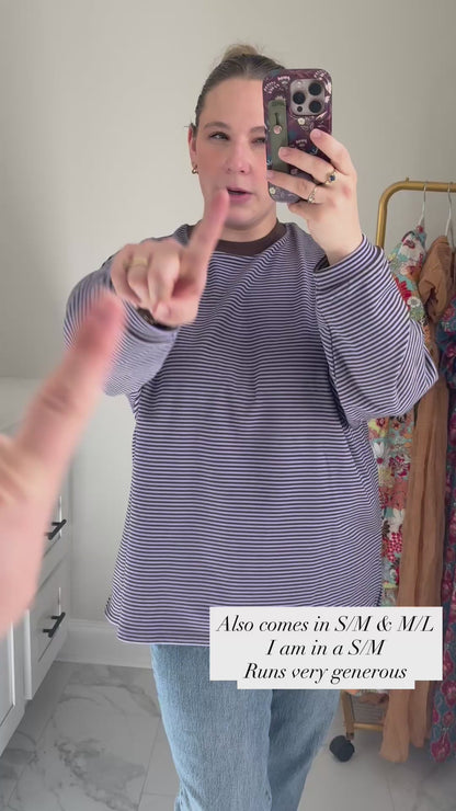 The Lettie Fleece Oversized Top