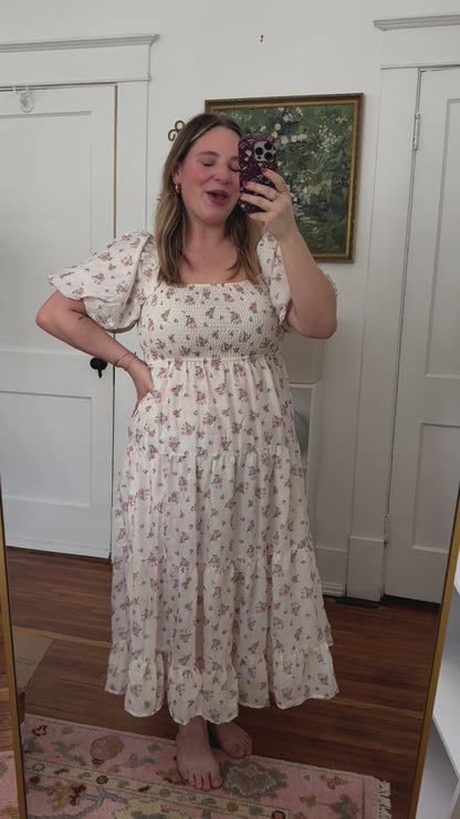The Rosie Floral Midi Dress
