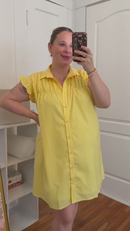 The Lola Button-Up Shirt Dress