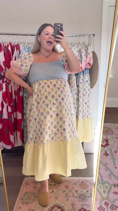 The Flora Bouquet Wallpaper Dress