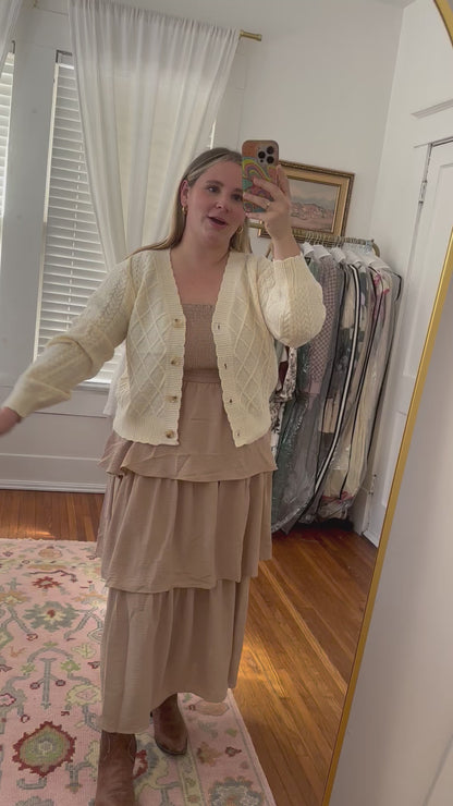 The Harriet Cable Knit Cardigan