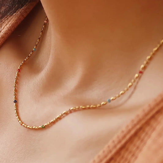 The Tave Petite Beaded Necklace